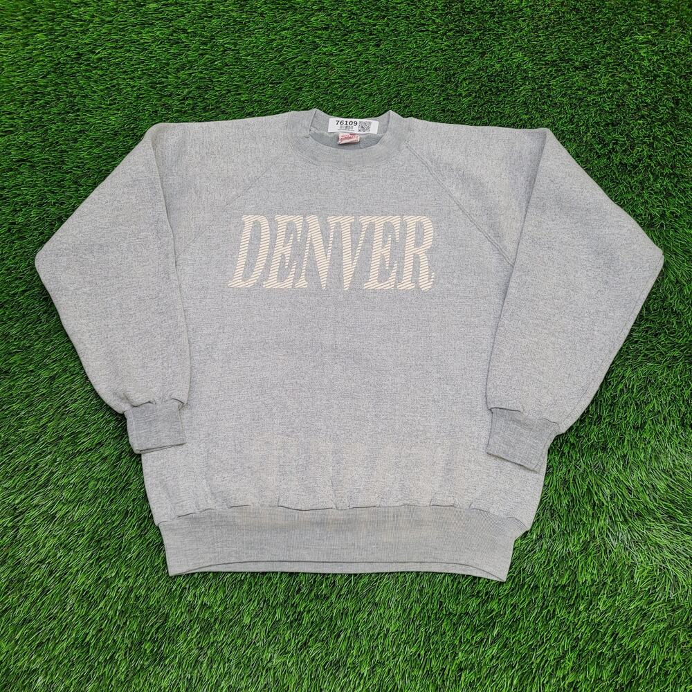 Vintage 90s Sherry Raglan Sweatshirt Womens XL 22x25 Denver